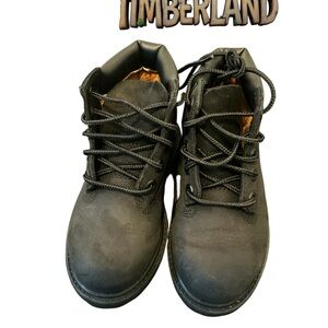 Timberland Kids Black Boots